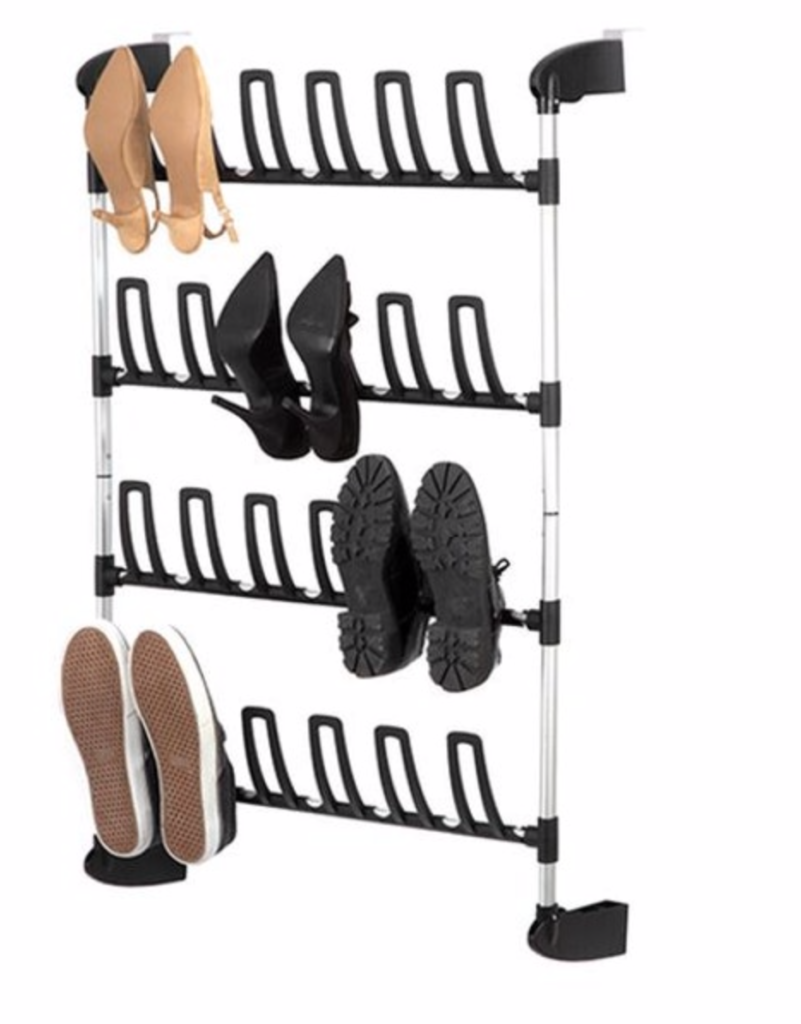 AHLSEN Supports à Chaussures Muraux: 4 Pièce Porte Chaussures Mural En Meta Organisateur De Chaussures Suspendu Sans Percage Porte Chaussures Mural Pour Couloir 87541775